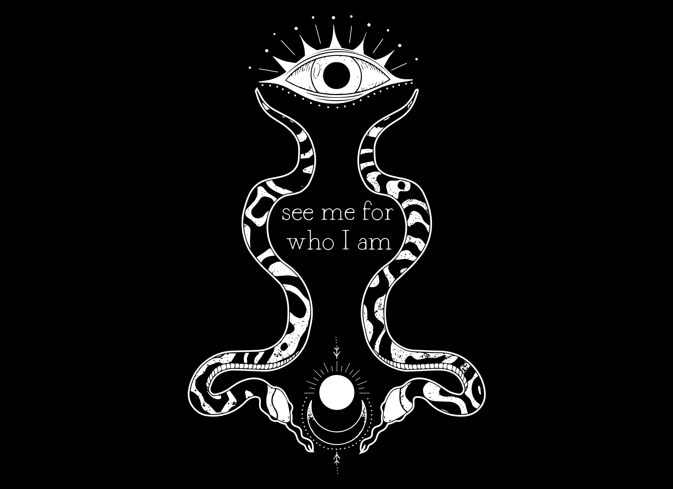 Janina Lorey Hoodie Herren Black